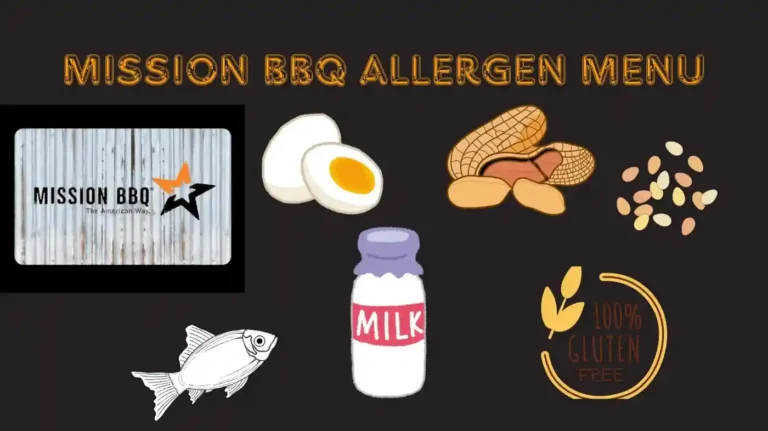 Mission BBQ Allergen Menu